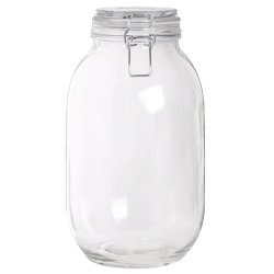 Glaskrukke m. patentl�g <br><br> 4 liter <br><br> RESTSALG <br><br>