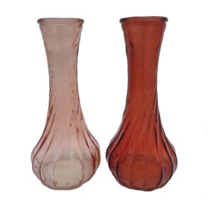 Vaser <br><br> coral mix <br><br> h 14,5 cm <br><br> St  2 <br><br>