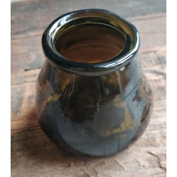 Hurricane <br><br> Genbrugsglas <br><br> h10 cm <br><br> vlg mellem 3 farver