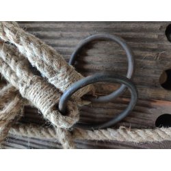 Grimaud hylde <br> m. jutesnor <br><br> Unika <br><br> H190/L52/B11 cm <br><br> 