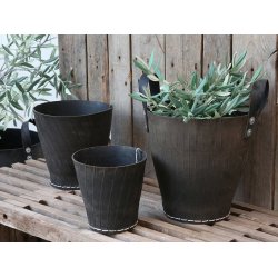 Kurv af genbrugsgummi <br><br> 18 x 19 <br><br>