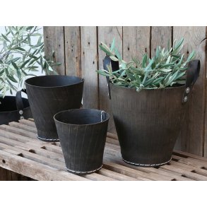 Kurv af genbrugsgummi <br><br> 18 x 19 <br><br>