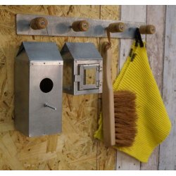 Hnge lanterne m/wire <br><br> 8 x 8 x 12 cm <br><br> Galvaniseret