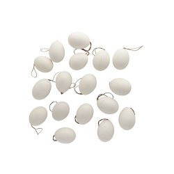 Pustede h�nse�g m. oph�ng <br> <br> ca. 6 cm <br><br> 24 stk. i �ske <br><br>