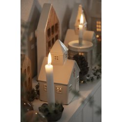 Hus t/ fyrfadslys <br><br> V�lg mellem 5 varianter <br><br> 