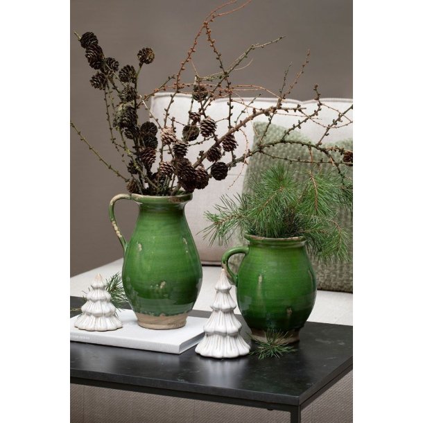 Ingrid kande <br><br> gr�n <br><br> h: 21 cm <br><br> 