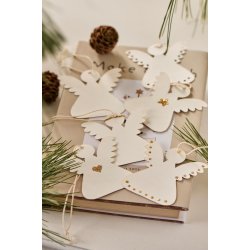 Engle t/ ophng <br><br> Papir <br><br> St m. 6 stk. <br><br>