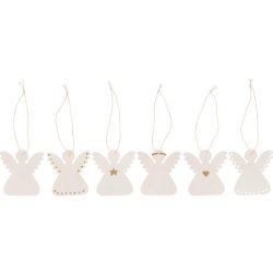 Engle t/ ophng <br><br> Papir <br><br> St m. 6 stk. <br><br>