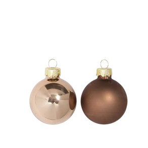 Glas julekugler <br><br> � 4 cm <br><br> S�t m. 2 stk. <br><br>  