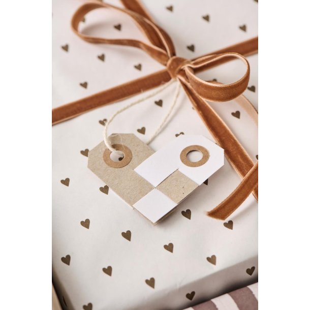 Manila mrker <br><br> Hvid <br><br> 6 x 3 cm <br><br> 20 stk. <br><br> 