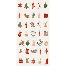 Juleservietter-aflange <br><br>16 stk./pk  <br> <br>My Nostalgic Christmas <br><br>
