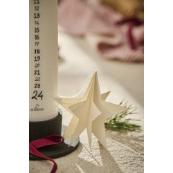 Papirklip stjerne <br><br> h9 cm <br><br>  3-dimensionel <br><br>