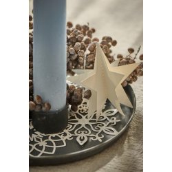 Papirklip stjerne <br><br> h9 cm <br><br>  3-dimensionel <br><br>