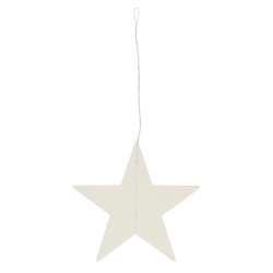 Papirklip stjerne <br><br> h9 cm <br><br>  3-dimensionel <br><br>