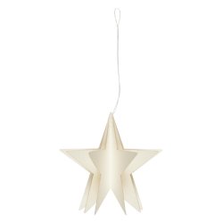 Papirklip stjerne <br><br> h9 cm <br><br>  3-dimensionel <br><br>