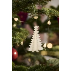 Papirklip juletr <br><br> h10 cm <br><br>  3-dimensionel <br><br>