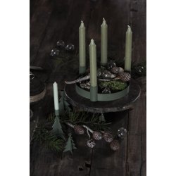 Metal juletr <br><br> Stvgrn <br><br>