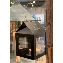 3 x hnge lanterner p kde <br><br> 1 meter <br><br> Sort