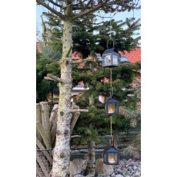 3 x hnge lanterner p kde <br><br> 1 meter <br><br> Sort