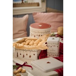 Kagedse m. ranke <br><br> My Nostalgic Christmas <br><br> firkantet <br><br>8,7 x 12,5 cm <br><br>
