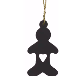 Vedhng m. wire <br><br> Kagemand <br><br> Sort <br><br>