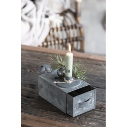 Kalenderlys 1-24 bedelys <br><br> stvgrn m. sorte tal <br><br> 