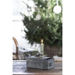 Kalenderlys 1-24 bedelys <br><br> stvgrn m. sorte tal <br><br> 