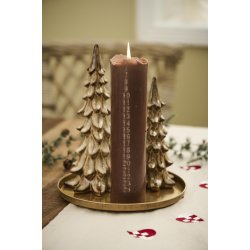 Kalenderlys - Svanemrket <br><br> 1-24 prget tal <br><br> ca. 120t  <br><br> vlg farve <br><br>