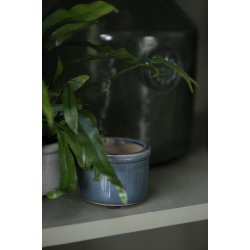 Keramik skjuler <br><br> mini <br><br> krakeleret <br><br> bl <br><br>