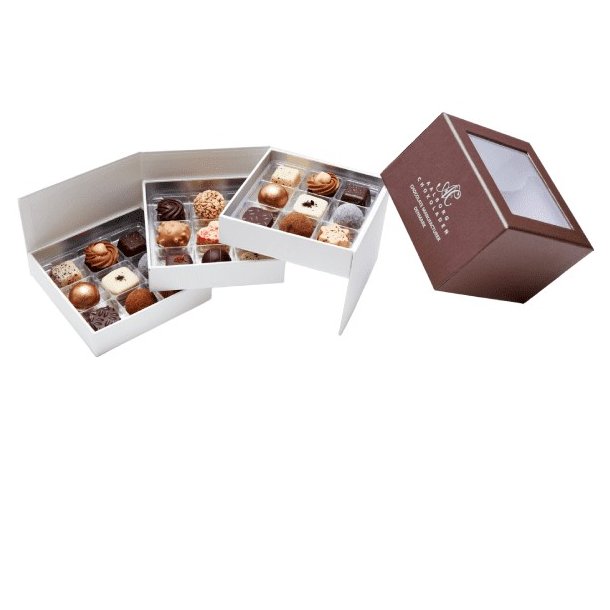 �ske m. 27 stk <br><br> Dessert chokolade og konfekt <br><br>