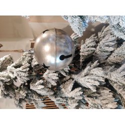 Kmpe Julekugle <br><br> Melody - slv <br><br>  35 cm <br><br>