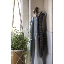 Knage med 2 kroge <br><br> mini <br><br> messing <br><br>