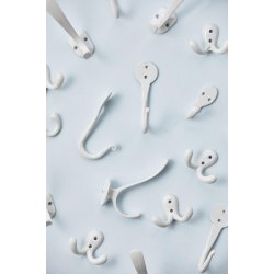 Knage enkelt <br><br> mini <br><br> hvid <br><br>