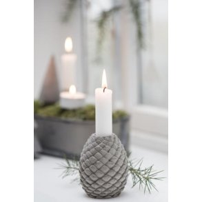 Kogle stage <br><br> til bedelys/kertelys <br><br> beton <br><br> 