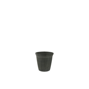 Lace potteskjuler <br><br> lille - h 10 cm <br><br> antique mrkegrn <br><br> hndlavet <br><br>