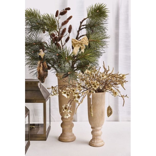 Fyrgran med kogler <br><br> L 112 cm <br><br>