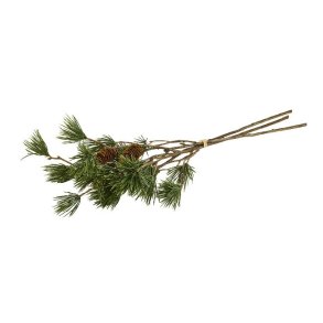 Grangren med kogler <br><br> 3 stk. i bdt. <br><br> L 50 cm <br><br> 