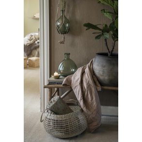 Kurv med lang hank <br><br> s�gr�s <br><br> stor <br><br> RESTSALG <br><br>