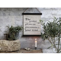 Lrred til ophng m. tekst <br><br> vlg mellem 4 slags <br><br> h30 x 22 cm