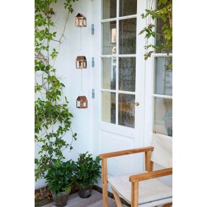 3 x h�nge lanterner p� k�de <br><br> 1 meter <br><br> Kobbber <br><br>