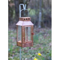 Micro small lanterne <br><br> 9,5 x 9,5 x 22 cm <br><br> Kobber <br><br> 2. sortering <br><br>
