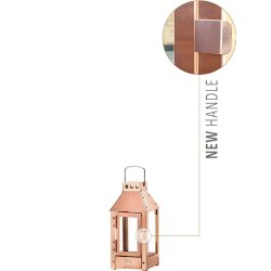 Micro small lanterne <br><br> 9,5 x 9,5 x 22 cm <br><br> Kobber <br><br> 2. sortering <br><br>