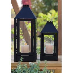 Maxi lanterne <br><br> 22,5 x 22,5 x 60 cm <br><br> Sort <br><br> 