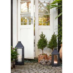 Maxi lanterne <br><br> 22,5 x 22,5 x 60 cm <br><br> Sort <br><br> 
