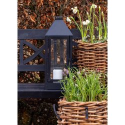 Maxi lanterne <br><br> 22,5 x 22,5 x 60 cm <br><br> Sort <br><br> 