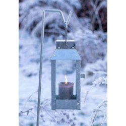 Micro small lanterne <br><br> 9,5 x 9,5 x 22 cm <br><br> Galvaniseret <br><br> 