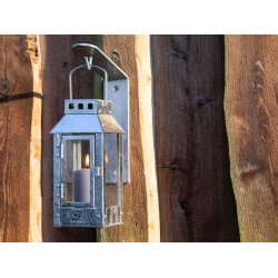 Micro small lanterne <br><br> 9,5 x 9,5 x 22 cm <br><br> Galvaniseret <br><br> 