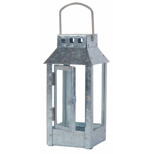Micro small lanterne <br><br> 9,5 x 9,5 x 22 cm <br><br> Galvaniseret <br><br> 