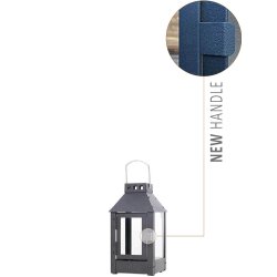 Micro lanterne <br><br> 12,5 x 12,5 x 25 cm <br><br> Sort <br><br> 