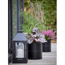 Blomsterspand <br><br> sort <br><br> S�T af 2 str.